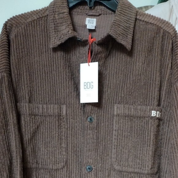 NWT🔥$89 Urban Outfitters BDG Mens Button Down Corduroy Shacket XL-TG - Picture 2 of 7
